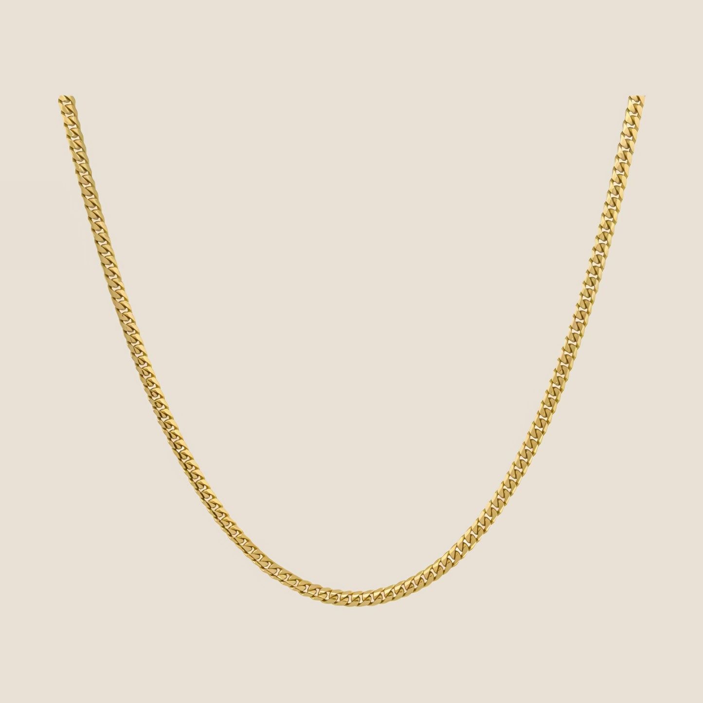 2.5MM Miami Cuban Link Chain Yellow / 16 - Kinoro