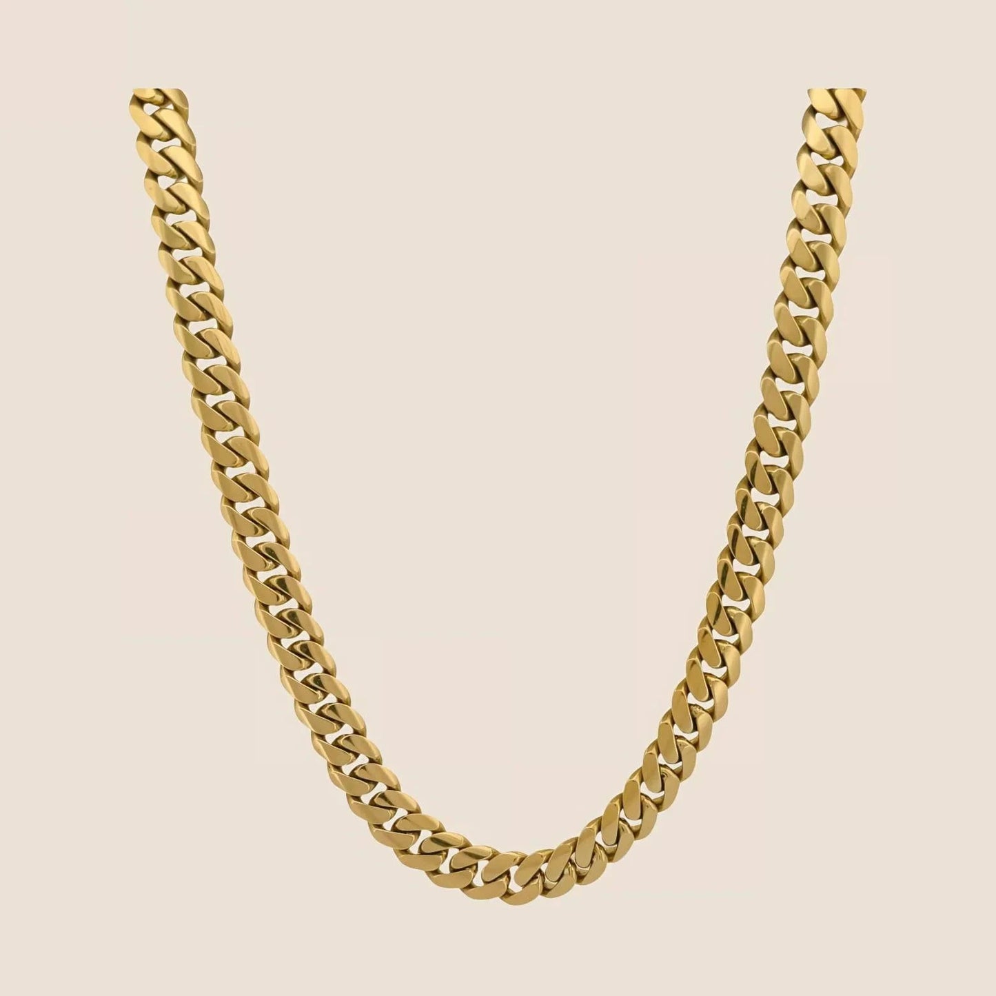 8.5MM Miami Cuban Link Chain Yellow / 24 - Kinoro