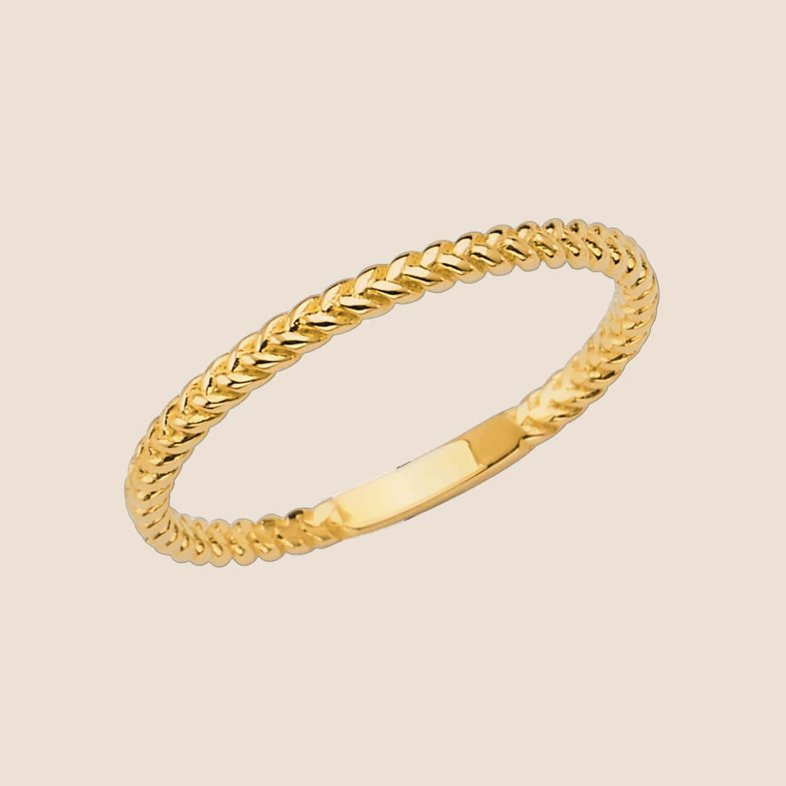 Braided Ring 6.5 / Yellow Gold - Kinoro