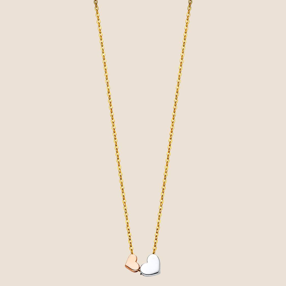 Two Hearts Necklace - Kinoro