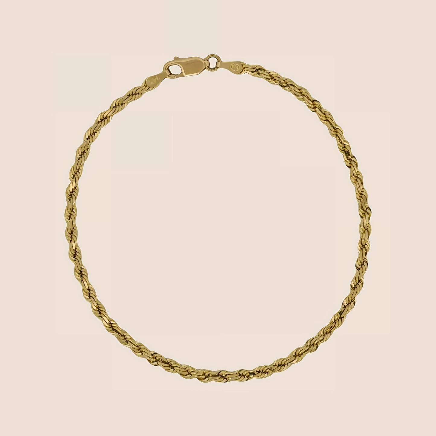 3MM Rope Bracelet Yellow / 7.5 - Kinoro