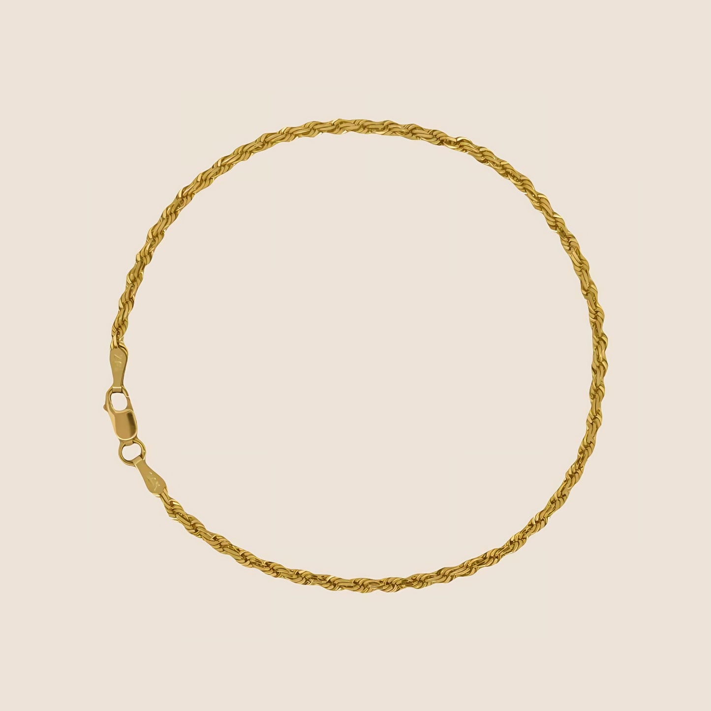 2.5MM Rope Bracelet Yellow / 6.5 - Kinoro