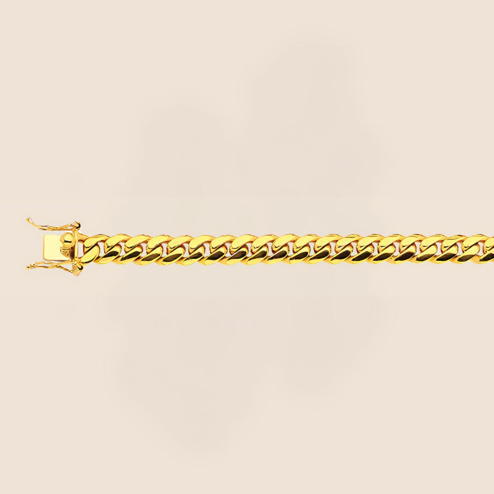9MM Miami Cuban Link Bracelet - Kinoro
