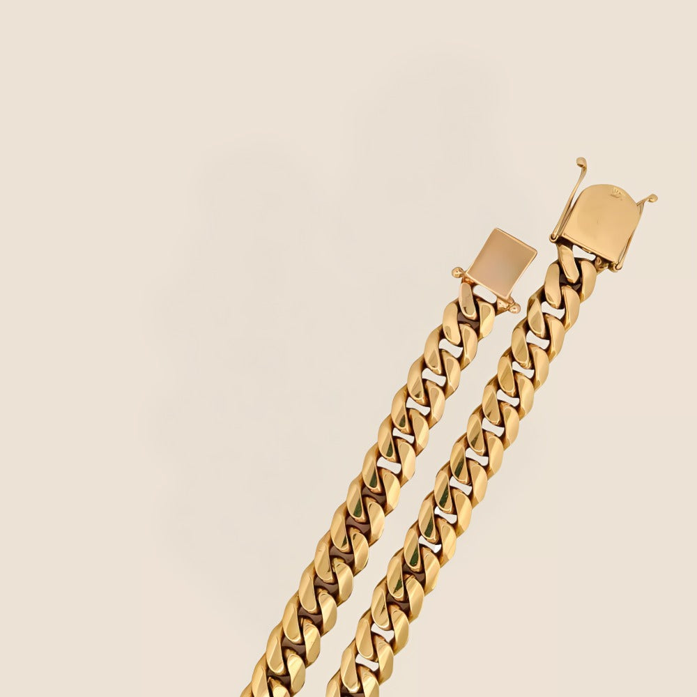 12MM Miami Cuban Link Chain - Kinoro