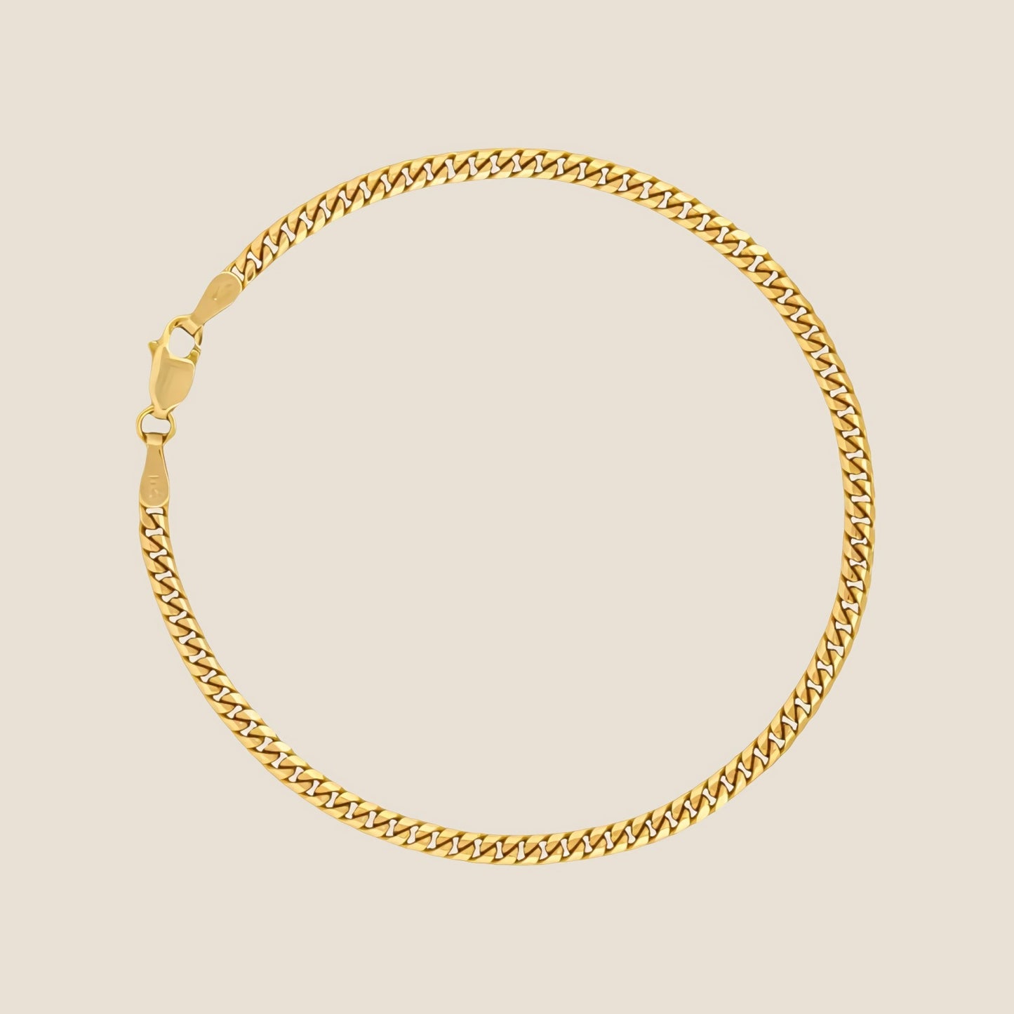 3MM Miami Cuban Link Bracelet Yellow / 7 - Kinoro