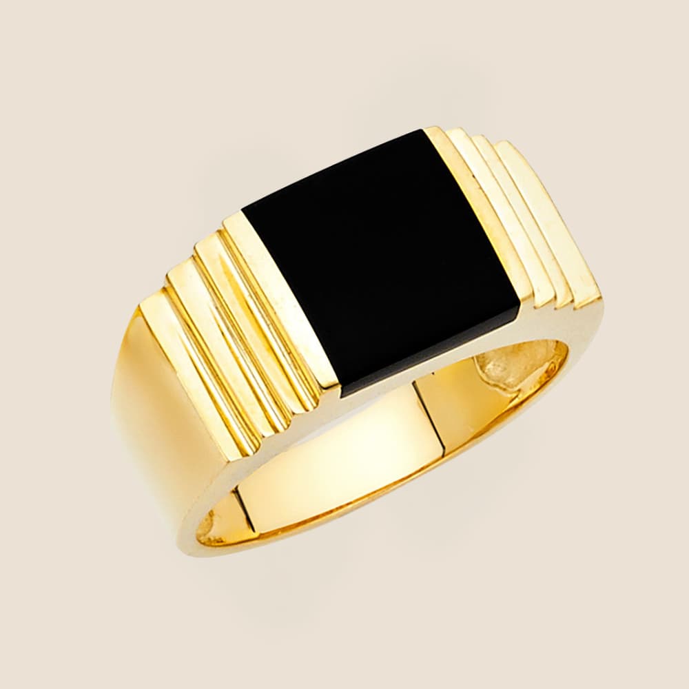 10MM Onyx Ring Yellow / 8 - Kinoro