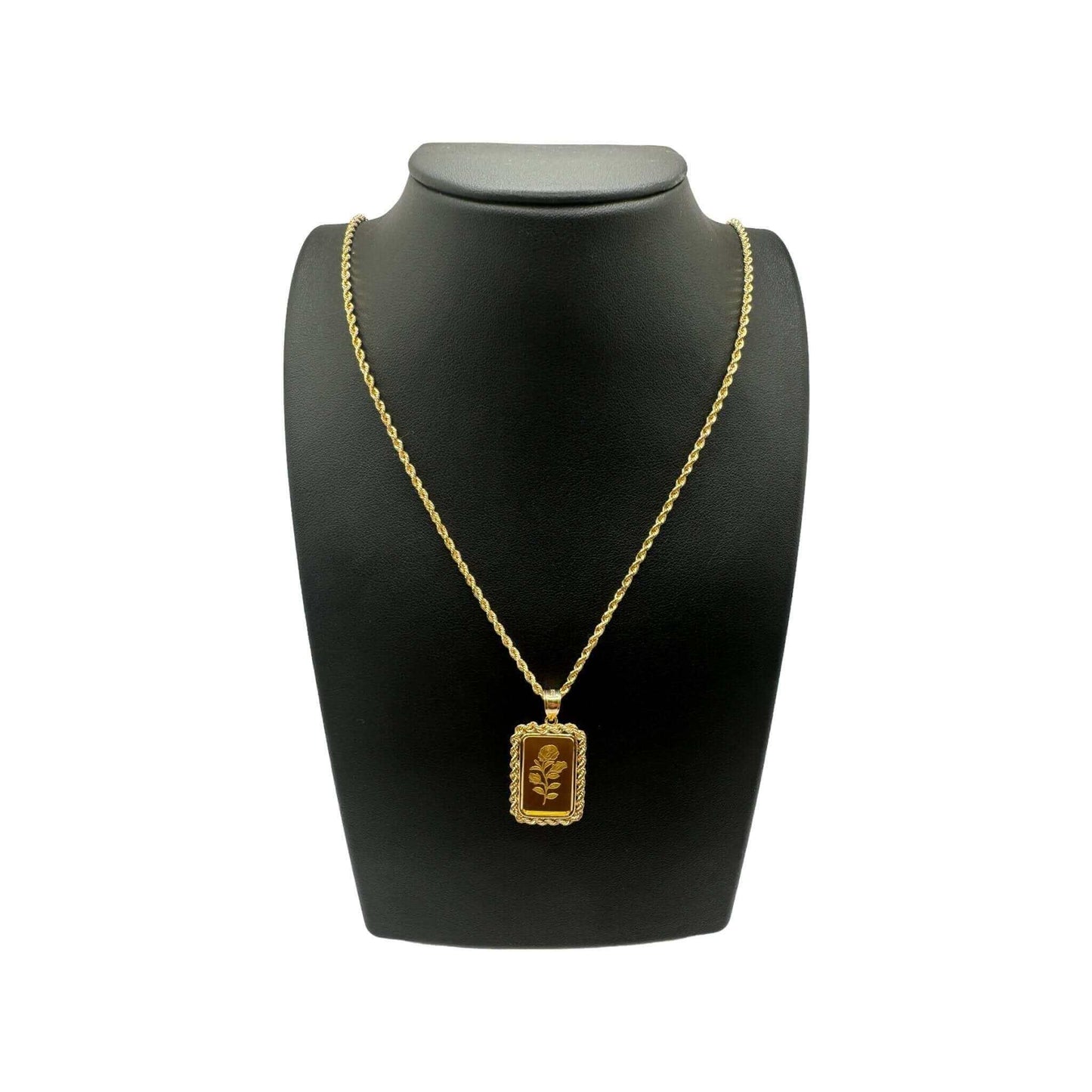 5g Rose Pamp Bar w/ 2MM Rope Chain