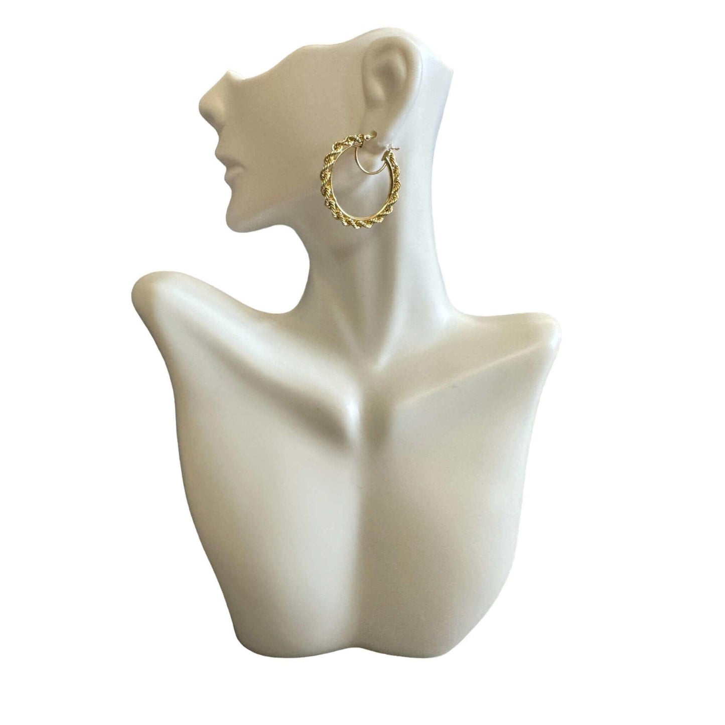 Large Hoop Rope Earrings - Kinoro