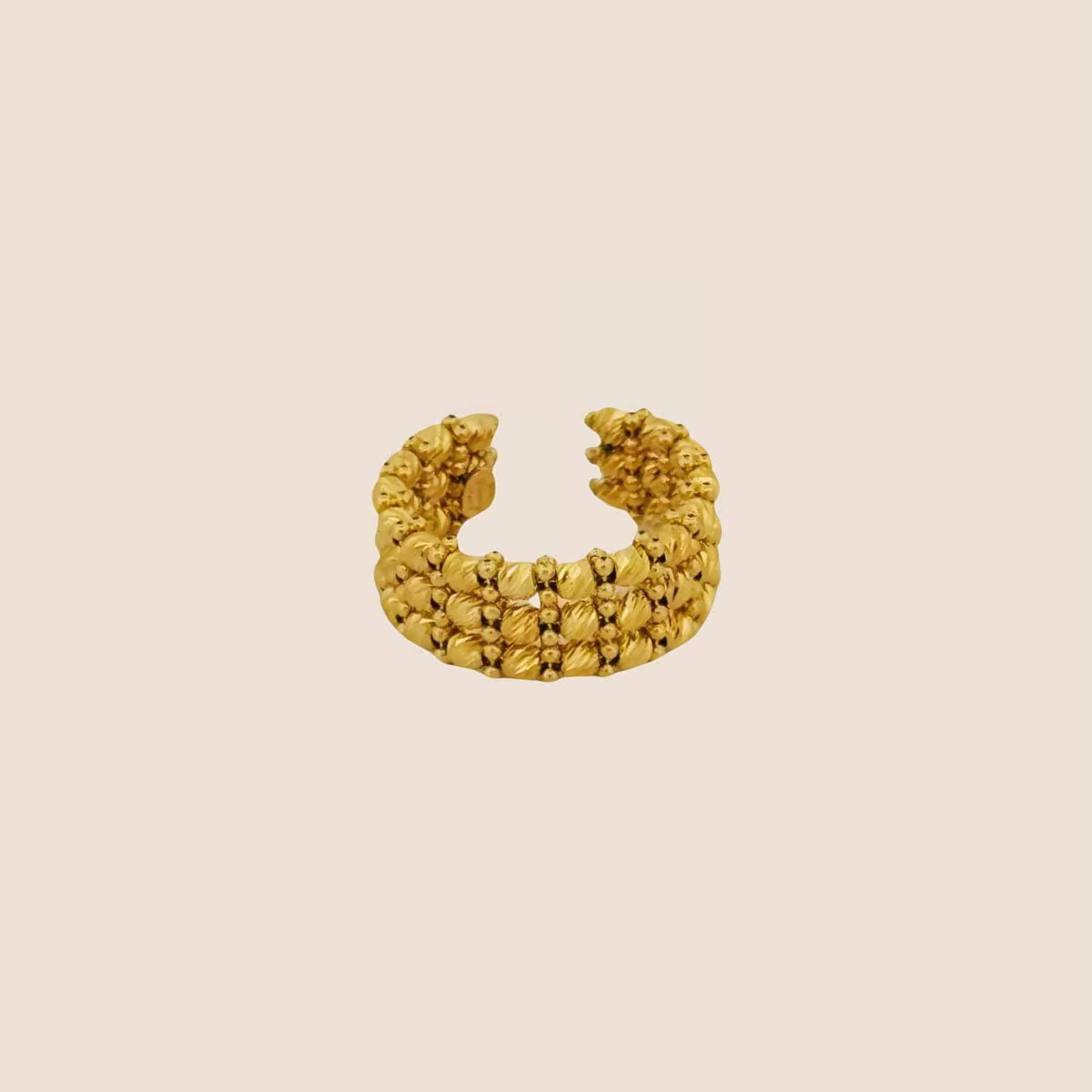 Cascade Stone Cut RingYellow Gold 