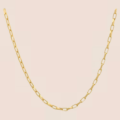 2MM Yellow Gold Heavy Link Chain 