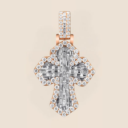 Trinity Diamond Cross Pendant